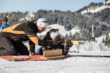 Biathlon im Pillerseetal: Millionen schauen zu. Hier wird selbst geschossen